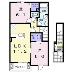 ブランドーレＣの物件間取画像